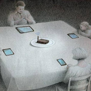 讽刺现今社会丑恶现象的插画作品集