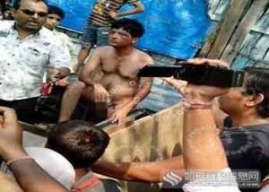 印度一40岁男子强奸未遂男子被阉割 生命垂危（图）