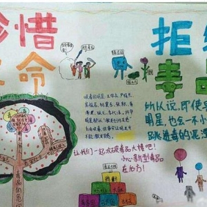 禁毒手抄报漂亮第一名，手抄报关于禁毒的句子，2020禁毒宣传手抄报简单 ...
