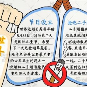 世界无烟日的宣传语标语，世界无烟日的手抄报内容大全