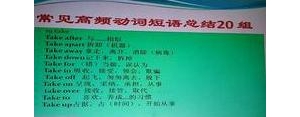 握住短语,take组成的英语短语？