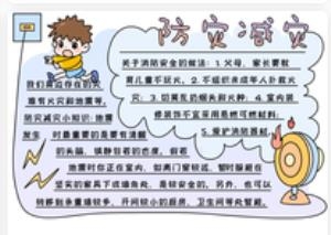 2022年防震减灾手抄报，2022防震减灾手抄报内容标语