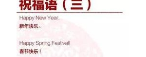10条春节的句子的英文,10条英语新年祝福？