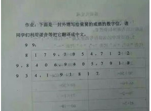 求数字谐音的句子,数字谐音对照表？