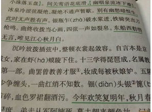 琵琶行中因月联想的句子,琵琶行中关于写月的句子的赏析？