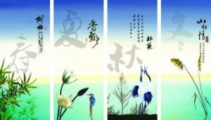 4字短句春夏秋冬,仿写春夏秋冬的句子各一句，四年级？