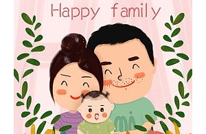 快乐的一家人短句,一家人团聚发朋友圈的句子？