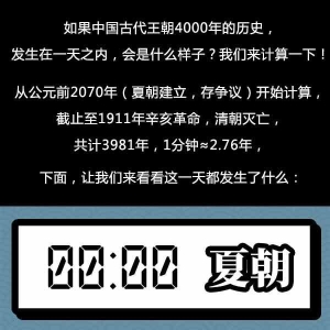 一口气看完中国4000年王朝史