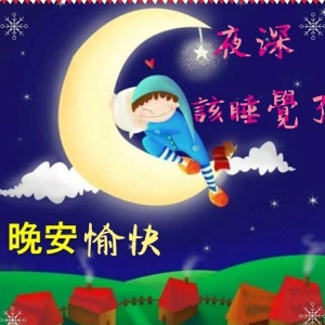 短信小小，情谊深深，道声晚安，祝君好梦到天明！