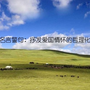 爱国名言警句：抒发爱国情怀的哲理化语言