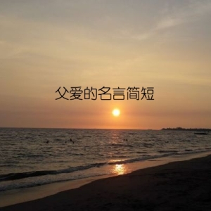 父爱的名言简短