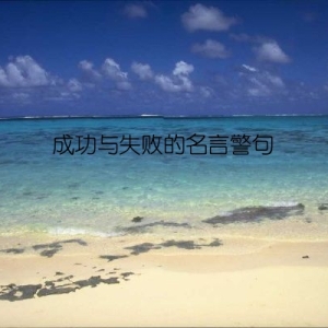 成功与失败的名言警句