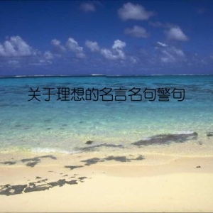 关于理想的名言名句警句