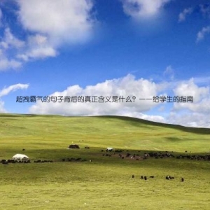 超拽霸气的句子背后的真正含义是什么？——给学生的指南