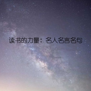 读书的力量：名人名言名句