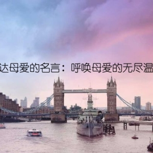 表达母爱的名言：呼唤母爱的无尽温暖