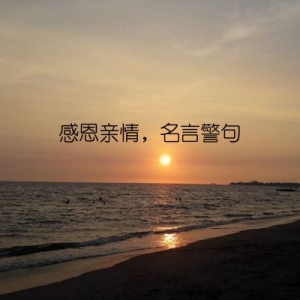 感恩亲情，名言警句