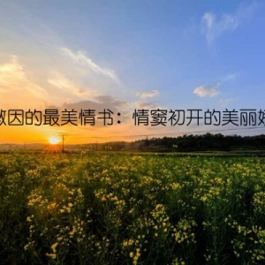 林徽因的最美情书：情窦初开的美丽娇娆