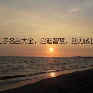 孔子名言大全，启迪智慧，助力成长