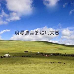 浪漫唯美的短句大赏