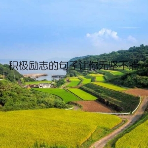 积极励志的句子让你无坚不摧