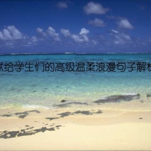 献给学生们的高级温柔浪漫句子解析