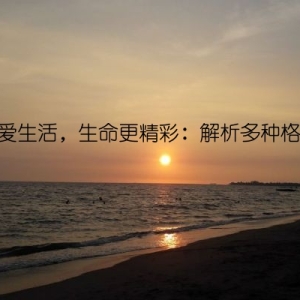 热爱生活，生命更精彩：解析多种格言