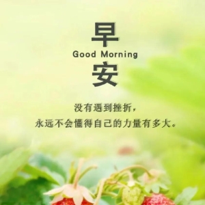 微信早安问候语，好内容