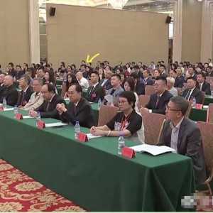 众星北京开会再登新闻联播！康辉坐主席台气场强，赵丽颖白到发光