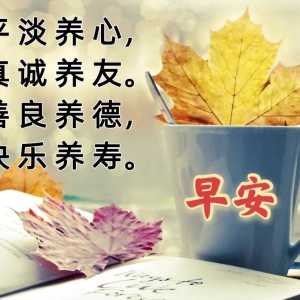 免打字的早上好问候语句子图片，珍惜友情的早安正能量问候语