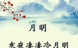 这十八首诗太经典了，比如，寒夜凄凄冷月明，红尘无奈总多情。
