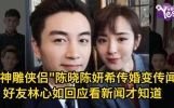 “神雕侠侣”陈晓陈妍希传婚变传闻 好友林心如回应看新闻才知道