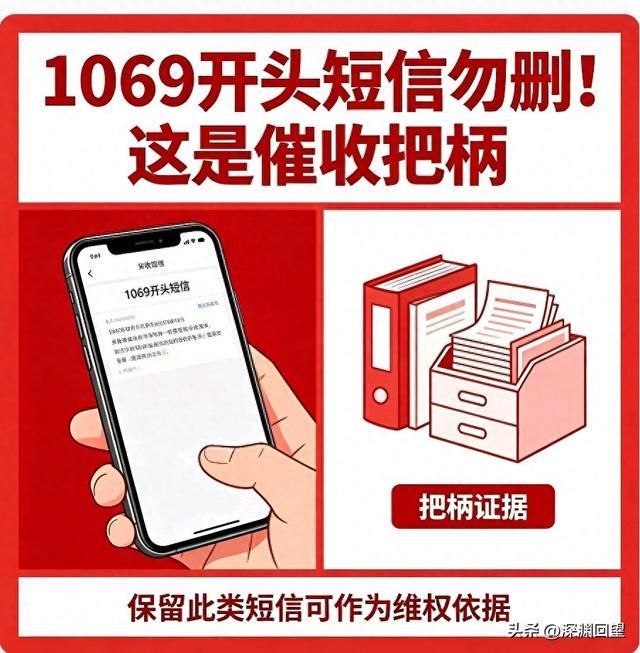 1069催收短信别删！花25元起诉，催收公司主动打电话道歉