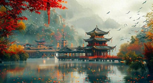 舟行碧水间，诗藏尘世欢：10首诗词从人间烟火，一赏度千秋