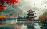 舟行碧水间，诗藏尘世欢：10首诗词从人间烟火，一赏度千秋
