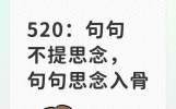 520：句句不提思念，句句思念入骨