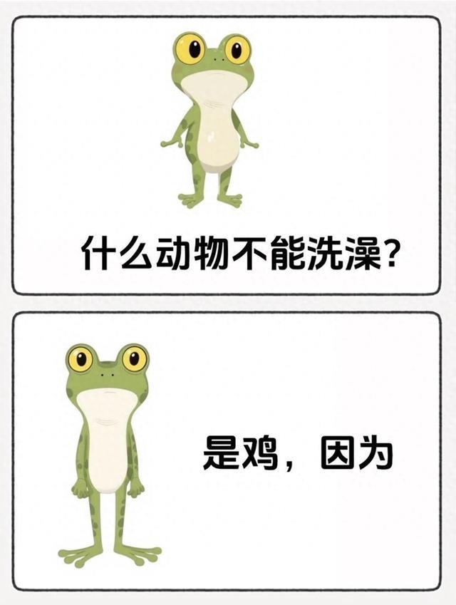 全网爆火青蛙讲鸡梗拆解：6段谐音冷笑话，藏着接地气的文字趣味