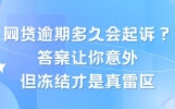 网贷逾期多久会起诉？答案让你意外，但冻结才是真雷区！