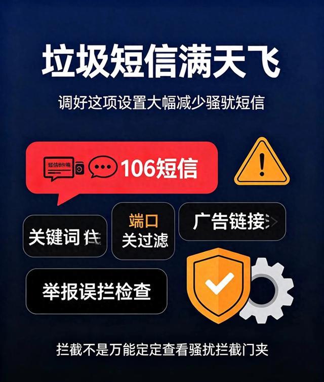 垃圾短信满天飞？开启这个设置，彻底拦截骚扰信息！