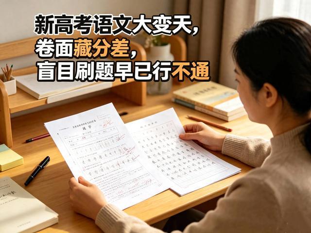 新高考语文大变天，卷面藏分差，盲目刷题早已行不通