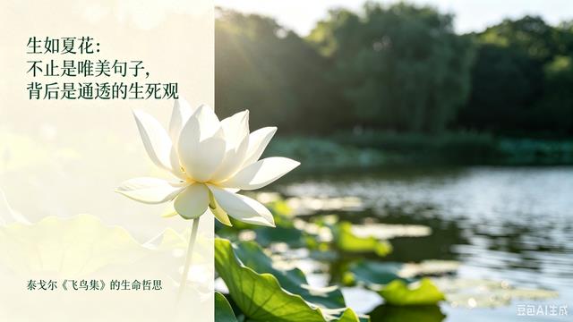 生如夏花：不止是唯美句子，背后是通透的生死观