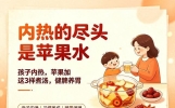 内热的尽头是苹果水，孩子内热，苹果加这3样煮汤，健脾养胃