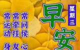 早晨祝福语暖心的话，早上好问候短句子精选，万事如意，早安吉祥