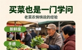 买菜也是一门学问，老菜农悄悄说的经验