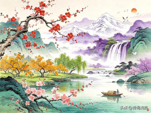 颜色入诗30首：一句诗就是一幅画，美到心颤