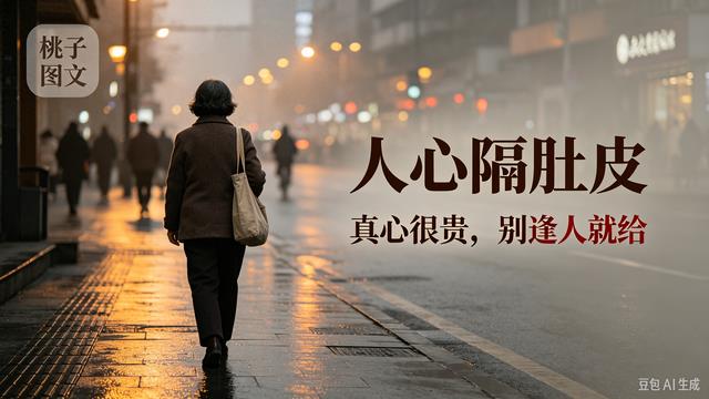 人心隔肚皮，真心很贵，不要随便交付