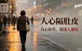 人心隔肚皮，真心很贵，不要随便交付