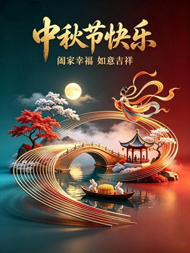 存起来中秋节朋友圈祝福语美图
